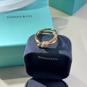 蒂芙尼T knot雙行戒指 2026年Ｔ家新作 Knot戒指 萬衆(zhòng)期待 T k