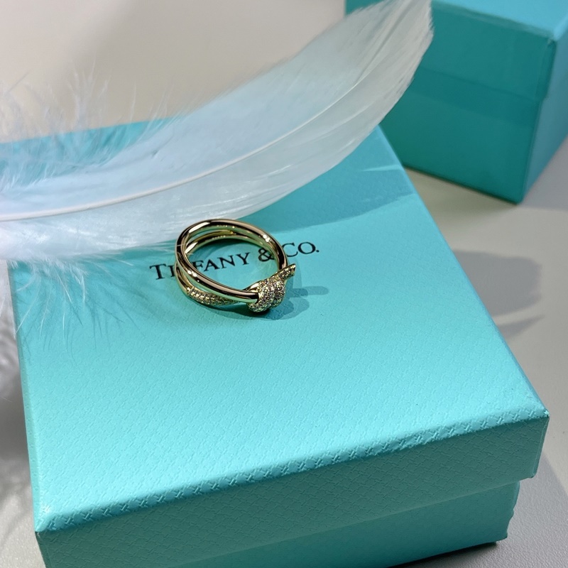 蒂芙尼T knot雙行戒指 2026年Ｔ家新作 Knot戒指 萬衆期待 T k