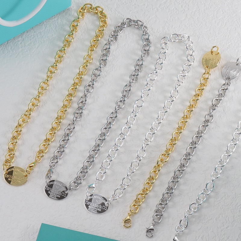 Tiffany 蒂芙尼套裝項鍊 +手鍊