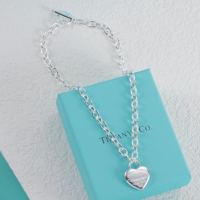 Tiffany 蒂芙尼套裝項鍊+手鍊