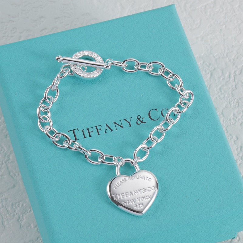 Tiffany 蒂芙尼套裝項鍊+手鍊