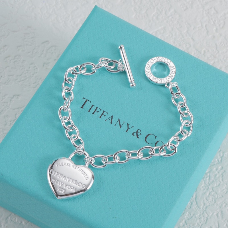 Tiffany 蒂芙尼套裝項鍊+手鍊