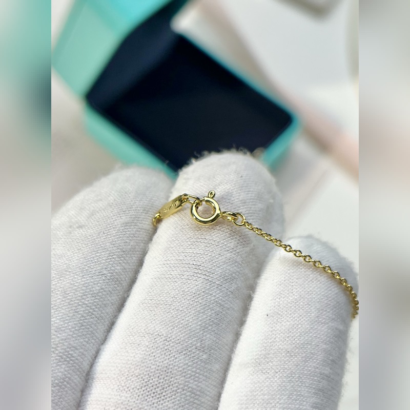 蒂芙尼項鍊 交叉四鑽項鍊 愛情像一顆永恒的鑽石閃亮著 因為閃亮而心動著