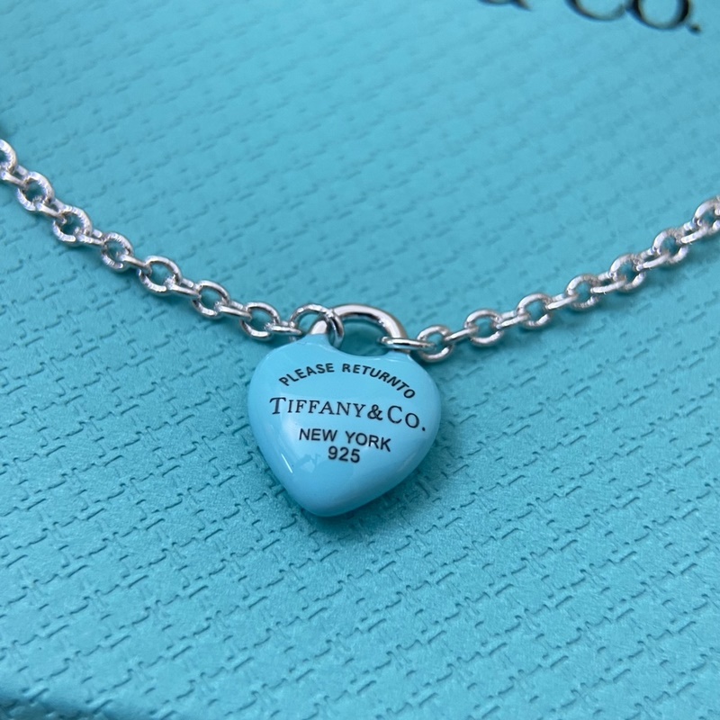 蒂芙尼手鍊 新品琺瑯愛心手鍊