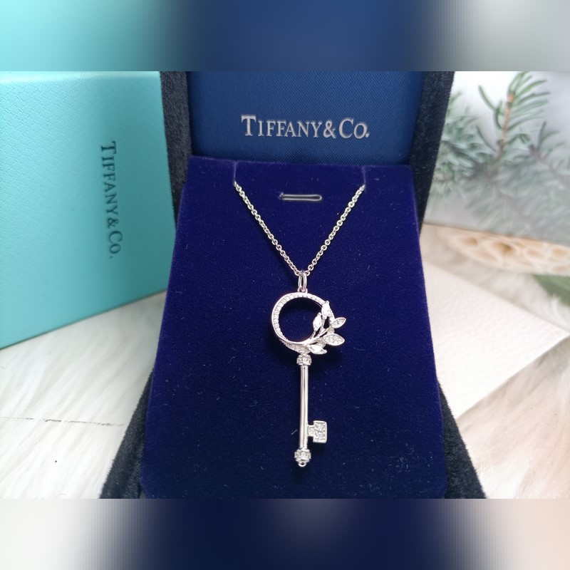 新鮮出爐！ 蒂芙尼鑰匙項鍊 白金玫瑰金現貨