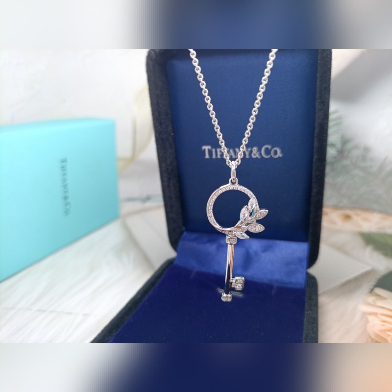 新鮮出爐！ 蒂芙尼鑰匙項鍊 白金玫瑰金現貨
