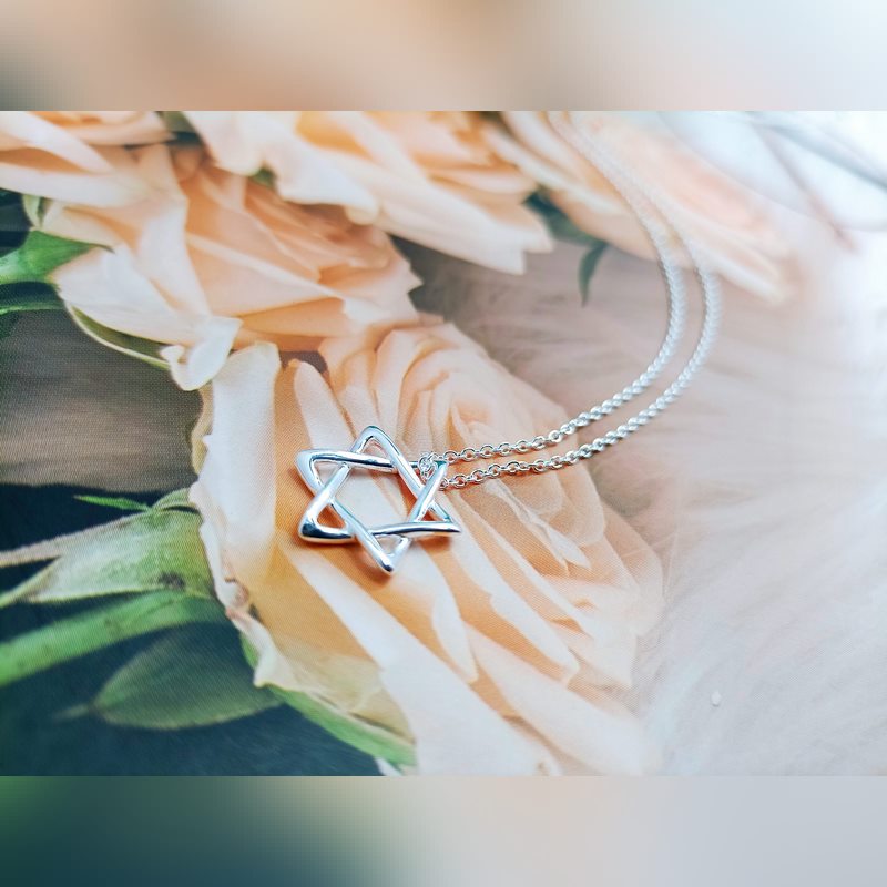 蒂芙尼六角繁星項鍊 材質：s925銀 顔色：白銀 鍊長45CM