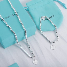 Tiffany蒂芙尼套裝  項鍊+手鏈