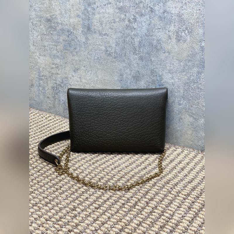 墨綠 Calypso 新款 mini鍊條包 不一樣的信封包 鍊條可拆卸做手包，手