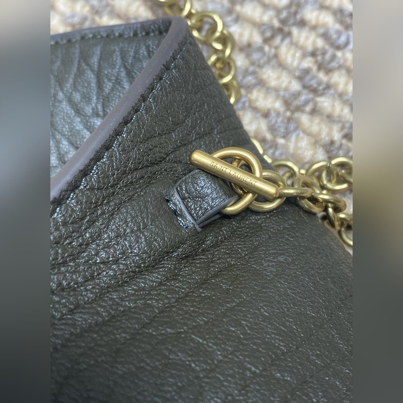 墨綠 Calypso 新款 mini鍊條包 不一樣的信封包 鍊條可拆卸做手包，手