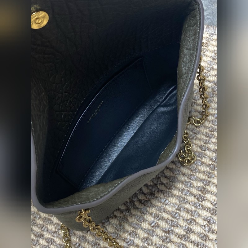 墨綠 Calypso 新款 mini鍊條包 不一樣的信封包 鍊條可拆卸做手包，手