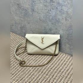 奶白 Calypso 新款 mini鍊條包 不一樣的信封包 鍊條可拆卸做手包，手