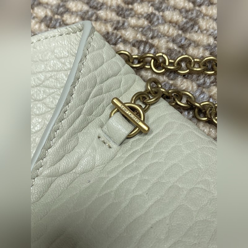 奶白 Calypso 新款 mini鍊條包 不一樣的信封包 鍊條可拆卸做手包，手