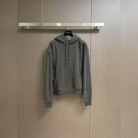 YS SaintLaurent 刺繡連帽衛(wèi)衣，定制定染棉陽離子鉑爾精紡絨 細(xì)膩柔