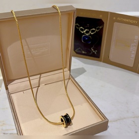 [原單對版] (配全套包裝) 寶格麗項鍊V金材質。BVLGARI寶格麗 DIV