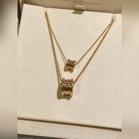 [原單對版] (配全套包裝) 寶格麗大小號彈簧項鍊