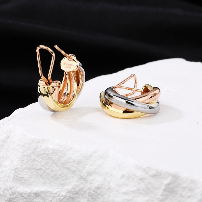 [原單對(duì)版] (配全套包裝) 新款卡地亞 Cartier耳環(huán) 官網(wǎng)同步上新 精