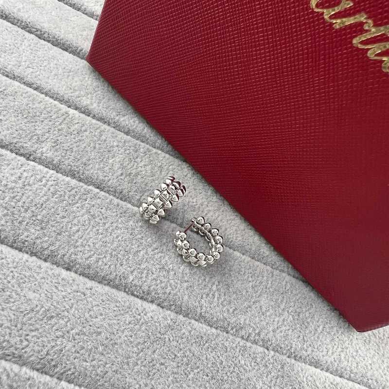 卡地亞 Cartier 小號子彈頭柳釘耳環 玫瑰金 黃金 白金