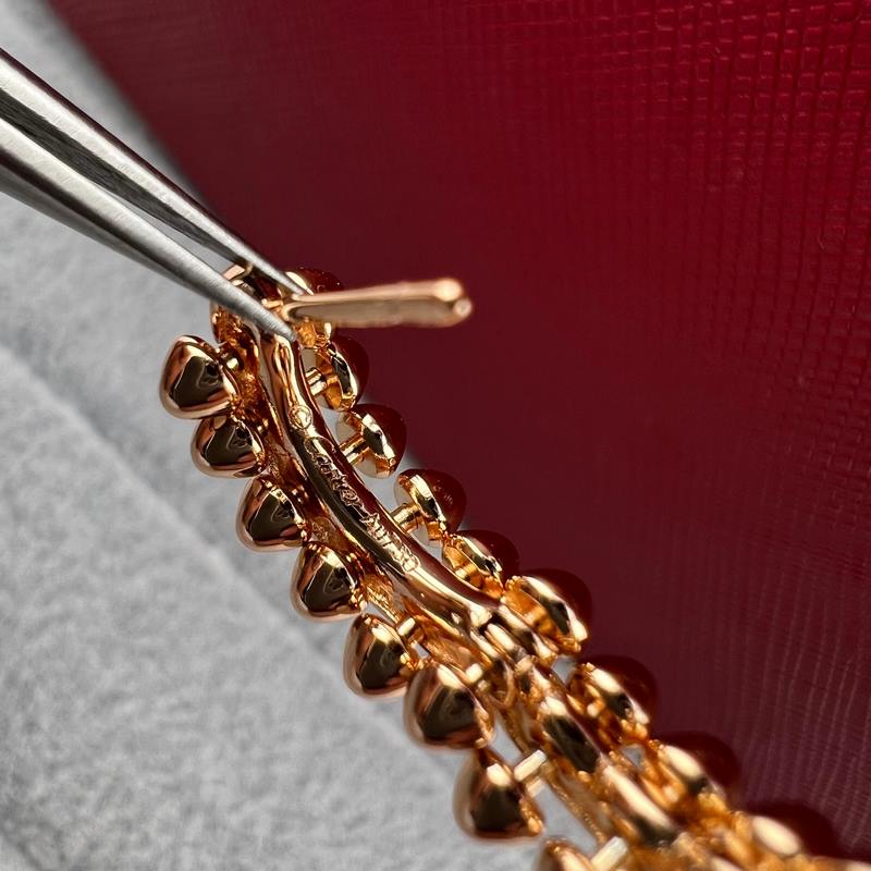 卡地亞 Cartier 小號子彈頭柳釘耳環 玫瑰金 黃金 白金