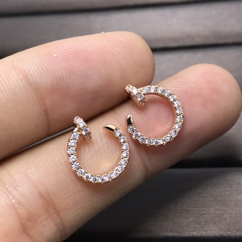 卡地亞 Cartier耳釘 新品滿天星釘子耳釘