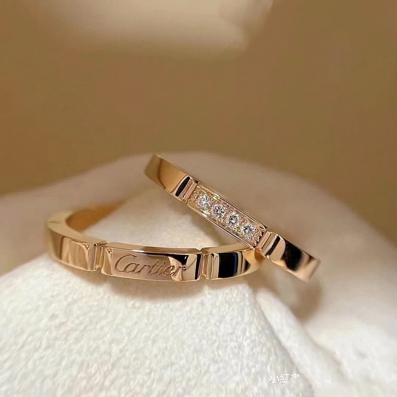 [原單對版] (配全套包裝) 卡家新款小獵豹系列簽名戒指 情侶戒 可做結婚戒指