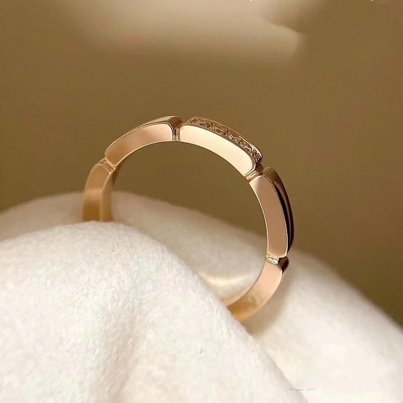 [原單對版] (配全套包裝) 卡家新款小獵豹系列簽名戒指 情侶戒 可做結婚戒指