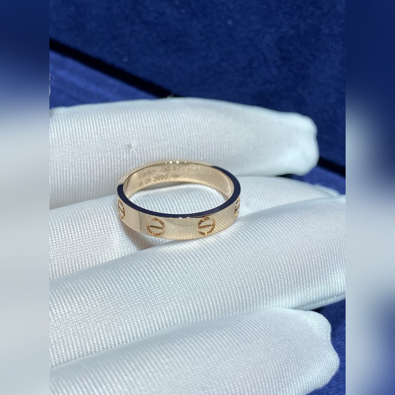 [原單對版] (配全套包裝) 卡地亞 Cartier無鑽戒指