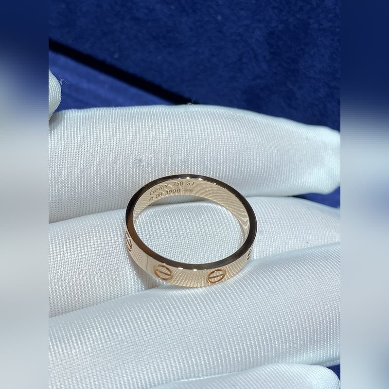 [原單對版] (配全套包裝) 卡地亞 Cartier無鑽戒指