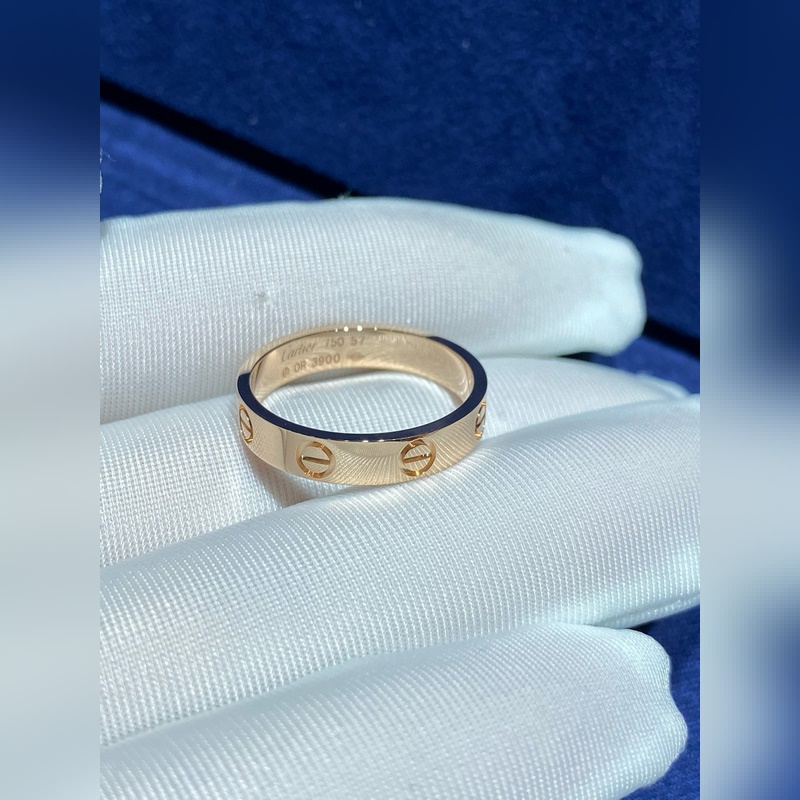 [原單對版] (配全套包裝) 卡地亞 Cartier無鑽戒指