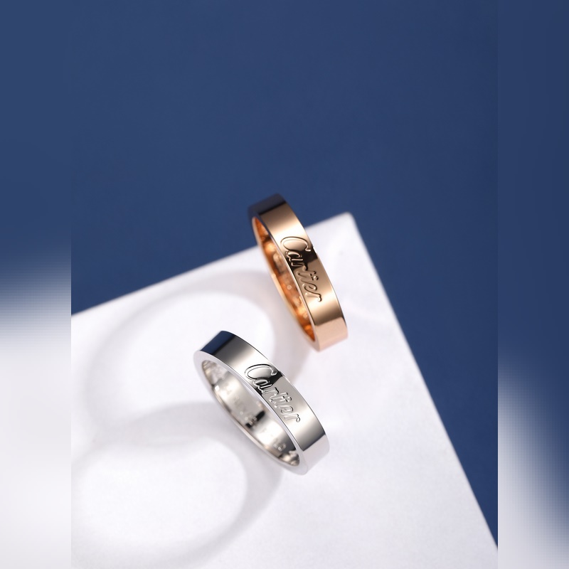 [原單對版] (配專櫃包裝) 卡地亞 Cartier新款簽字戒指