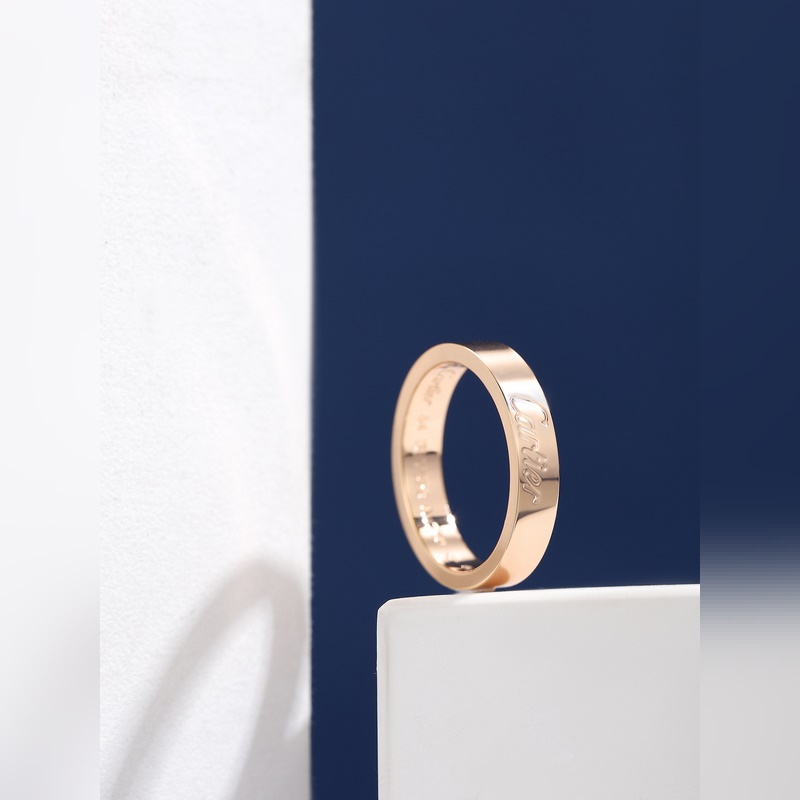 [原單對版] (配專櫃包裝) 卡地亞 Cartier新款簽字戒指