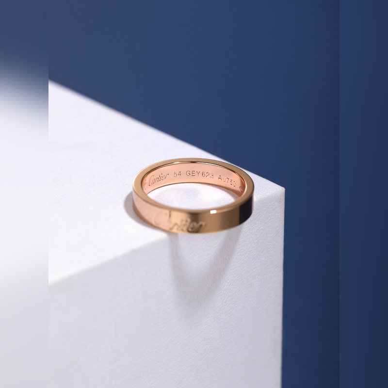 [原單對版] (配專櫃包裝) 卡地亞 Cartier新款簽字戒指