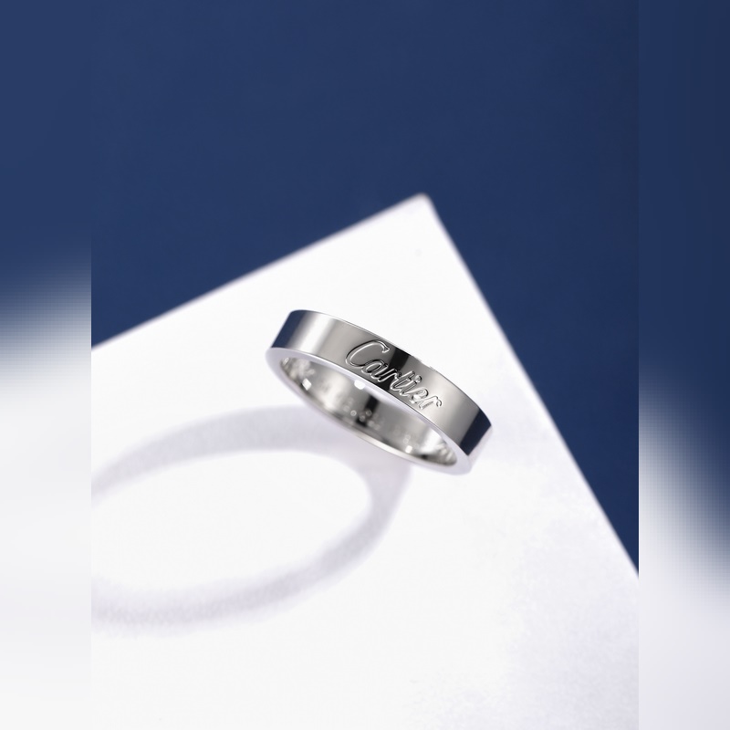 [原單對版] (配專櫃包裝) 卡地亞 Cartier新款簽字戒指