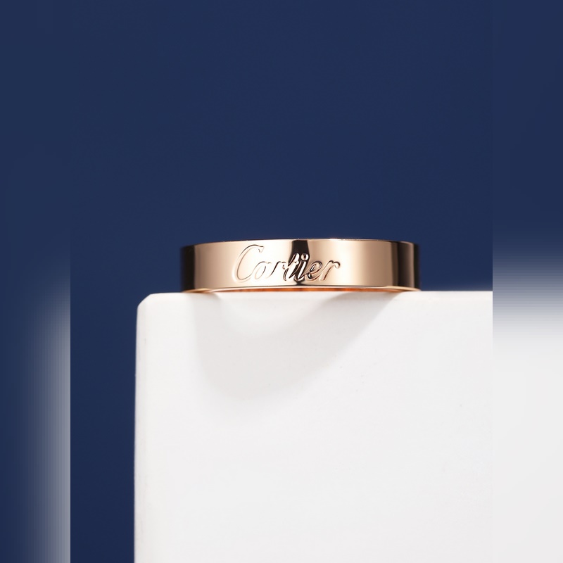 [原單對版] (配專櫃包裝) 卡地亞 Cartier新款簽字戒指