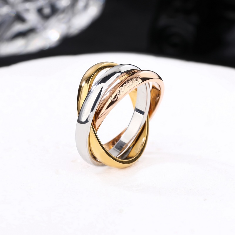 [原單對版] (配全套包裝) 卡地亞 Cartier新款戒指 官網同步上新 精