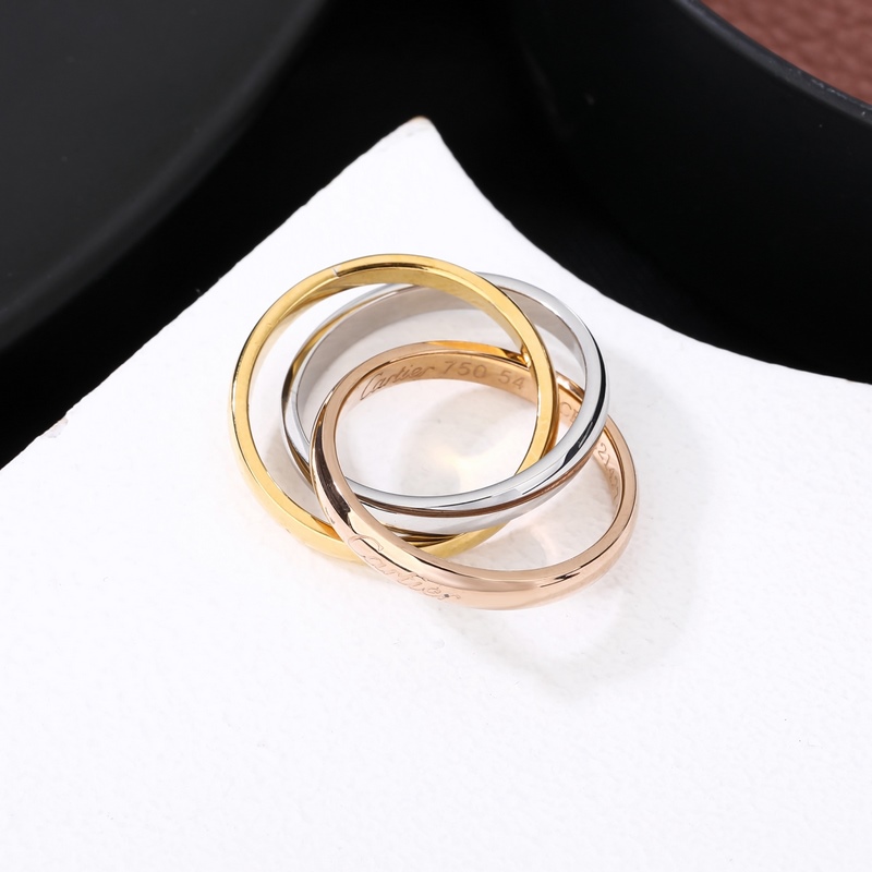 [原單對版] (配全套包裝) 卡地亞 Cartier新款戒指 官網同步上新 精