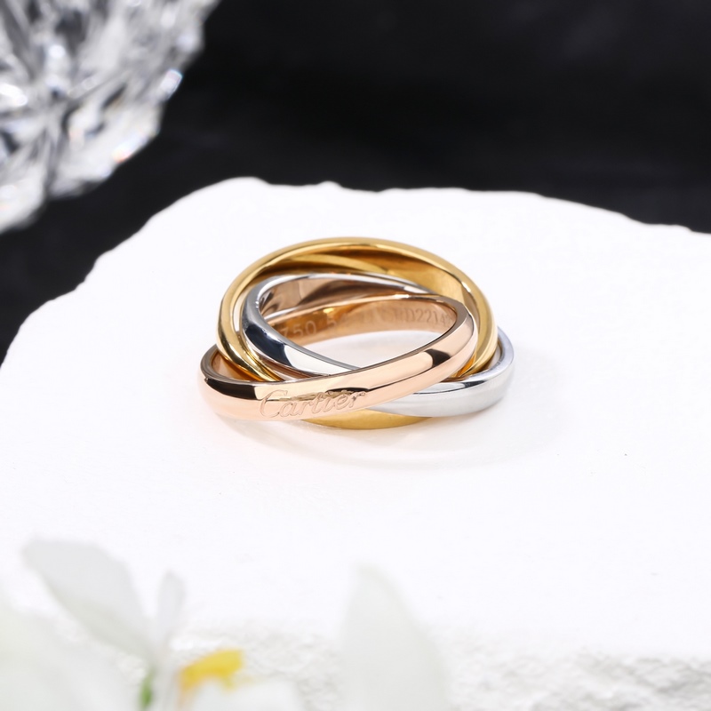 [原單對版] (配全套包裝) 卡地亞 Cartier新款戒指 官網同步上新 精