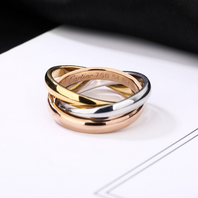 [原單對版] (配全套包裝) 卡地亞 Cartier新款戒指 官網同步上新 精