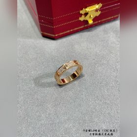 [原單對版] (配全套包裝) 卡地亞 Cartier窄版滿天星二代CNC手鑲鑽