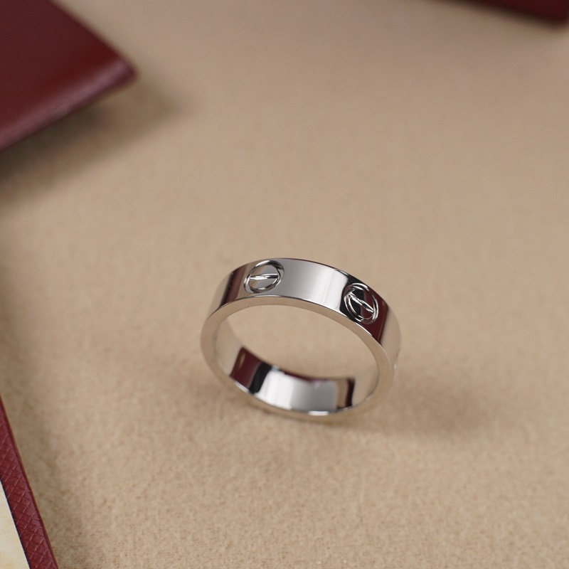 [原單對版] (配全套包裝) [卡地亞 Cartier寬版無鑽love戒指]