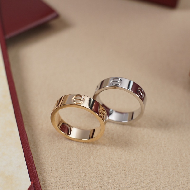 [原單對版] (配全套包裝) [卡地亞 Cartier寬版無鑽love戒指]