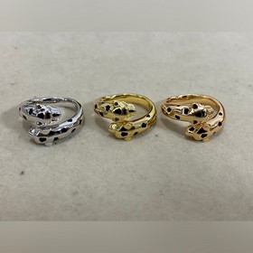 卡地亞 Cartier雙頭豹子戒指