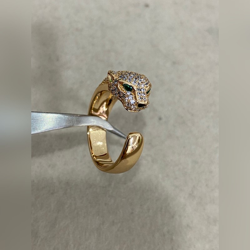 卡地亞 Cartier豹子戒指實拍