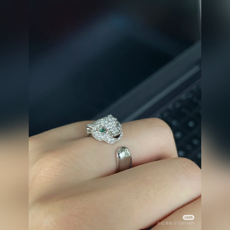 卡地亞 Cartier豹子戒指實拍