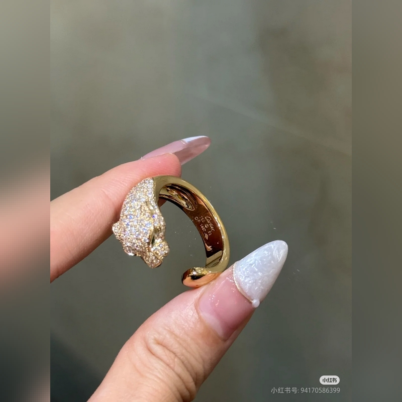 卡地亞 Cartier豹子戒指實拍