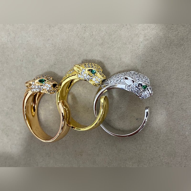 卡地亞 Cartier豹子戒指實拍