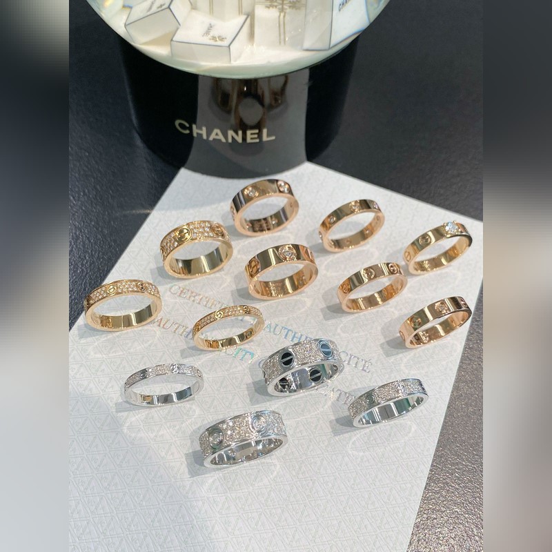 卡地亞 Cartier戒指無鑽