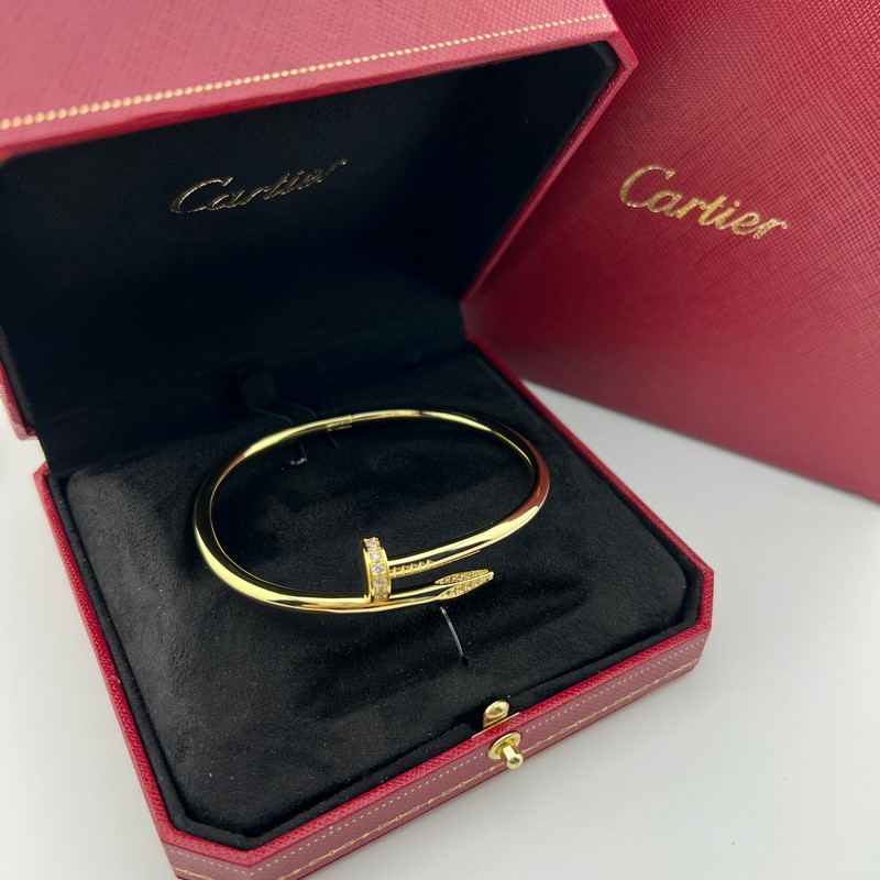 [原單對版] (配全套包裝) 卡地亞 Cartier系列 高版鑲鑽玫瑰金白金金
