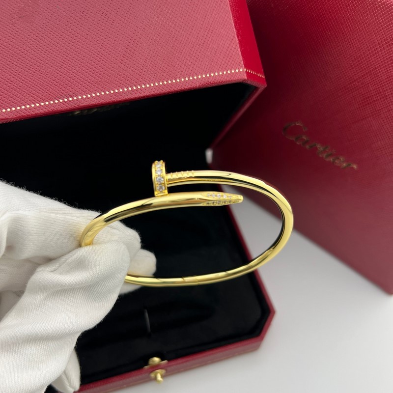 [原單對版] (配全套包裝) 卡地亞 Cartier系列 高版鑲鑽玫瑰金白金金