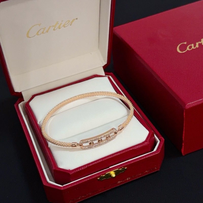 [原單對(duì)版] (配全套包裝) 卡地亞 Cartier鑲鑽手鐲 高端定制版本 鑲